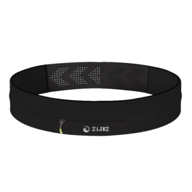 ZiJKZ子泽 运动腰包 男女款健身跑步手机袋多功能跑步旅行包 黑色 Zi-Y01
