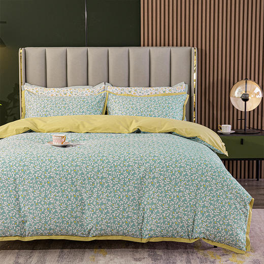 【多样屋专柜】-多样屋精梳棉印花四件套床上用品四件套全棉纯棉床单被套2022新款 商品图2