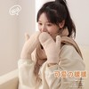 【软软糯糯！超暖双面驼绒手套】加绒毛绒蓄热锁温，美丽不冻手，可打游戏玩手机，修饰手型弹力面料，柔软舒适不易起球，毛绒针织防寒防霜骑行可爱保暖护手套 商品缩略图2