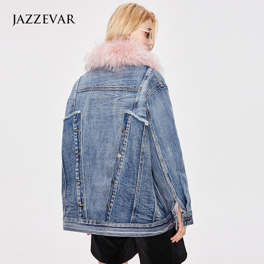 【服装鞋包】-新款牛仔派克可脱卸加厚羽绒服内胆中长款羽绒服 商品图3