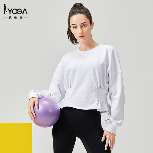 IYOGA时尚卫衣女长袖休闲T045 商品图3