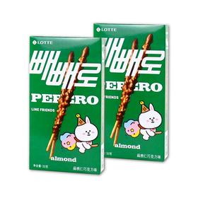 【捆绑】乐天 派派乐扁桃仁巧克力32g*2