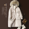 【服装鞋包】-气质通勤白鸭绒羽绒服毛领大衣 商品缩略图1