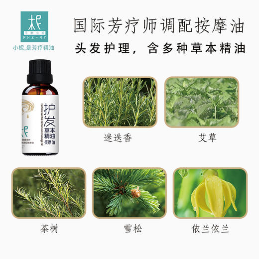 草本精油护发按摩油30ml 健康养发 秀发护理 滋养 商品图1