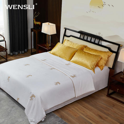 WENSLI/万事利 纯蚕丝子母被-凤来仪 商品图2