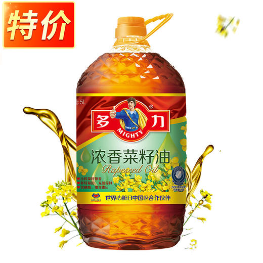 多力浓香菜籽油5L 商品图0
