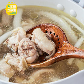 严选 | 海蓝鲜生清远鸡椰子鸡套餐 椰子水1000ml+酱油150ml+椰肉条80g+珍珠马蹄100g+蘸料