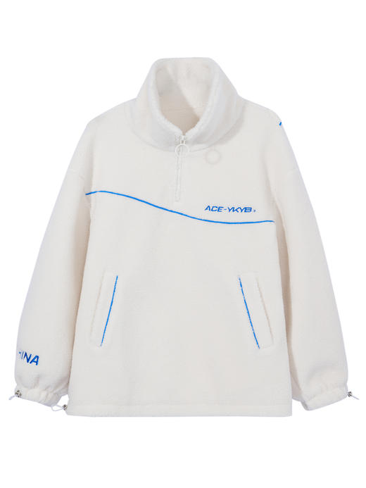 YKYB羊羔毛外套女秋冬时尚百搭套头情侣上衣 商品图3