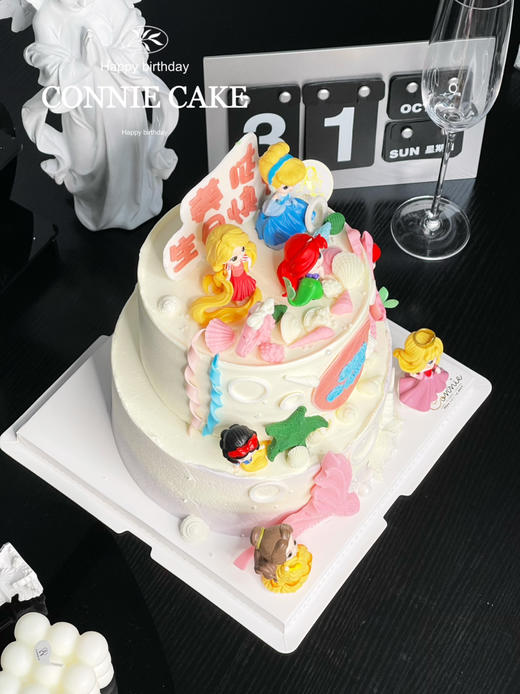 【1215】迪士尼公主鱼尾蛋糕 商品图3