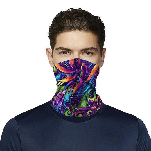 户外男女防晒骑行面罩魔术头巾防护围脖可插PM2.5过滤片 商品图4