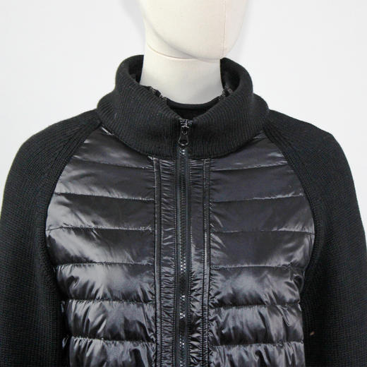 FOCALS福柯斯新款时尚休闲短款拼接薄羽绒服外套F2Y3D526N1 商品图3