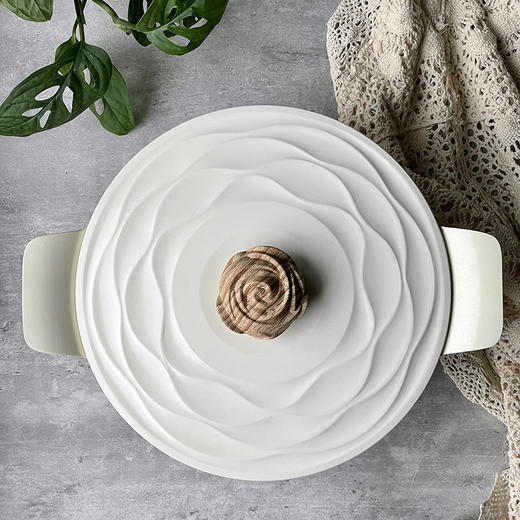 阿米尔 森林之花情绪SPA系列健康环保耐用陶瓷不粘锅具18cm汤锅 商品图4