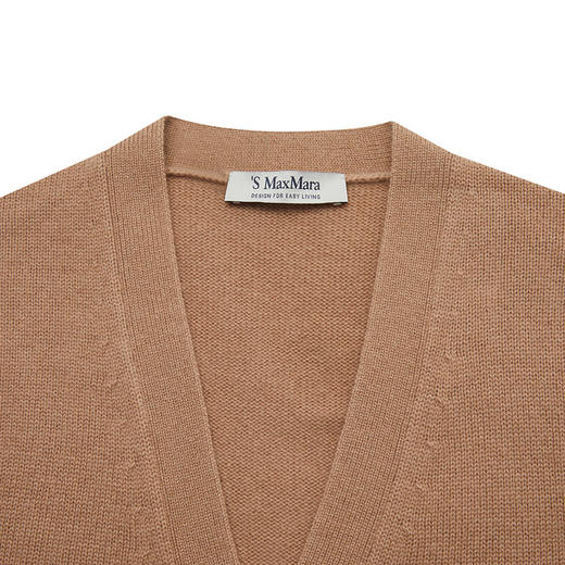 S Max Mara 麦丝玛拉 女士绵羊毛宽松版针织开衫羊毛衫 93410321 MATERA 商品图3