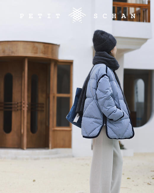 PETIT SCHAN小闪 #42 totoro龙猫 顶ji纯貉绒纱线针织冷帽/大披肩围巾 商品图12