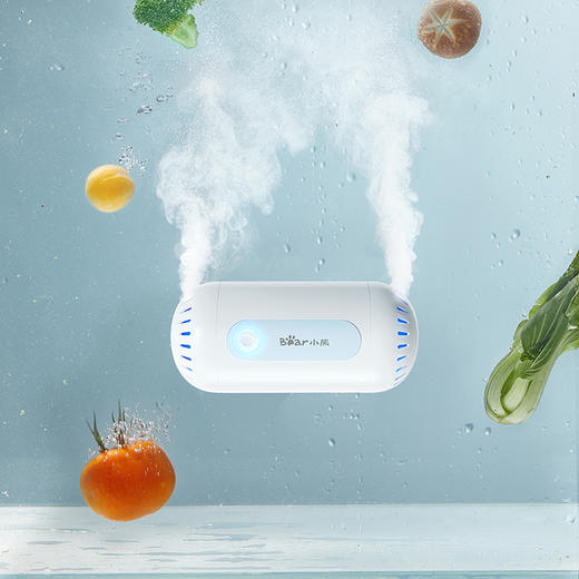 【小程序】小熊果蔬清洗机家用洗菜净化器双核无线洗水果神器 SJQ-B09F5 白色 商品图4