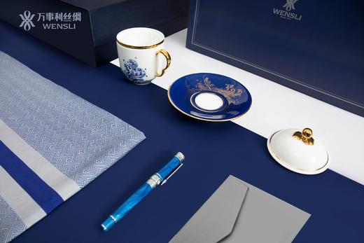 WENSLI/万事利 《元首礼·君临》-丝瓷笔礼盒 商品图2