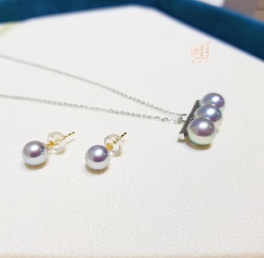 精品真多麻平衡木项链+耳饰套装 商品图0