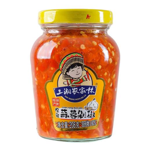 三湘农家辣农家蒜蓉剁椒208g 商品图0