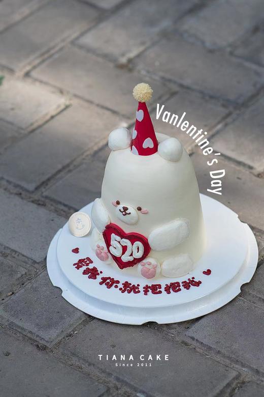 【立体红丝绒造型蛋糕】心动信号 商品图1