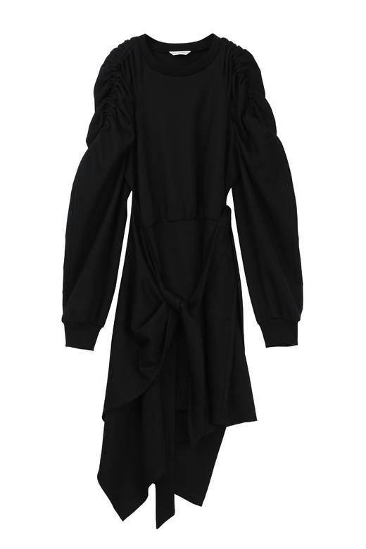 分镜头集成店 SHANG1BY SHANGYI 2022秋冬新品肩部褶皱式连衣裙 商品图2