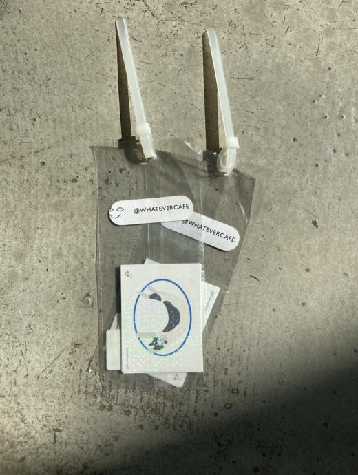 whatever『猫咪镭射贴纸』｜一套五张 商品图2