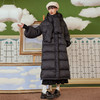 【暖冬内购】两三事抱拥炽热冬季新款休闲抽绳腰绑结连帽羽绒服女长款 商品缩略图1