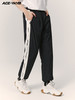 YKYB秋季新款裤子宽松直筒显瘦松紧腰休闲裤男女款 商品缩略图0