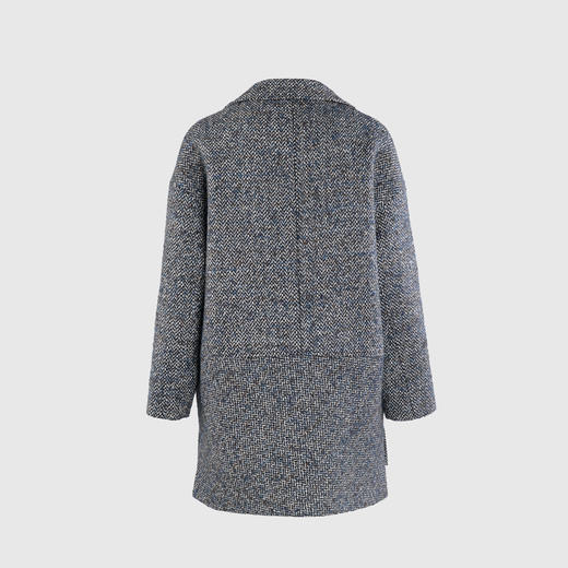 前短后长破刀中长款大衣 商品图2