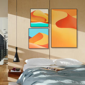 多喜爱高清数码布艺装饰画 时尚现代风格流沙山系列 cs