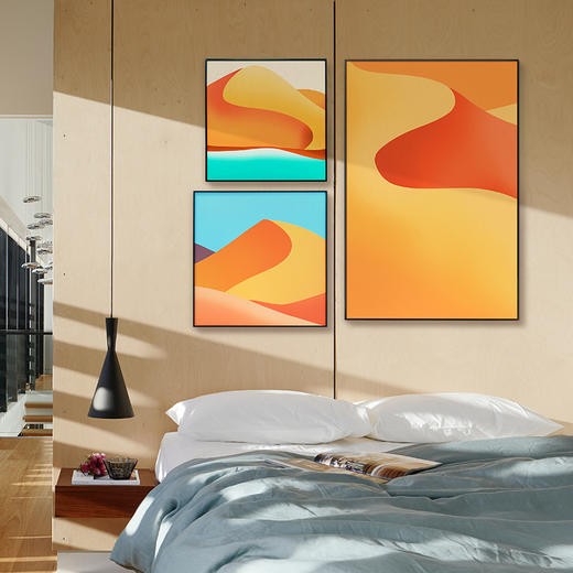 多喜爱高清数码布艺装饰画 时尚现代风格流沙山系列 cs 商品图0