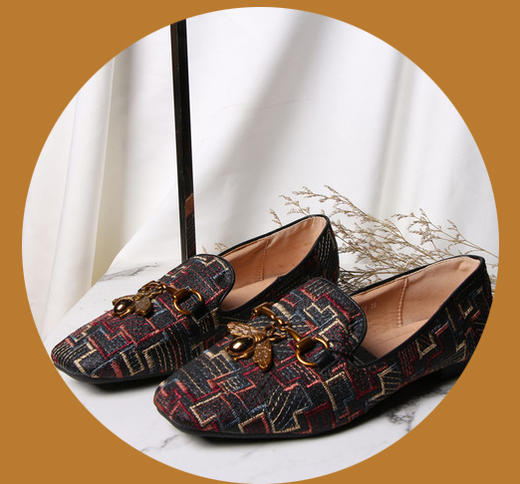 【伯妮斯茵】1X6511--紫色平底鞋--《燃烧的灵魂--梵高》 商品图6