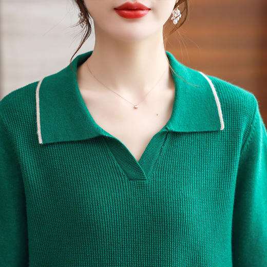 QY 8288纯色气质减龄针织裙 商品图3