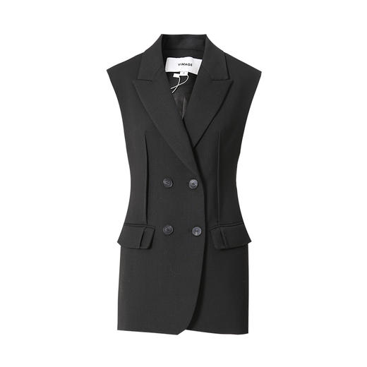 VIMAGE纬漫纪冬季新款简约通勤西装外套女V1803431 商品图6