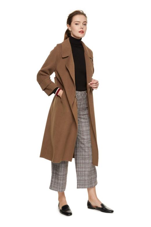 ELLA JADE 驼色双面呢大衣 108 商品图1