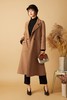 ZVY 棕色大口袋羊毛大衣 4226 商品缩略图0
