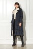 ELLA JADE 黑色连帽长羽绒服 5671 商品缩略图0