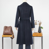 FOCALS福柯斯冬新款修身长款纯色羊毛大衣外套FYJDK811B7 商品缩略图2