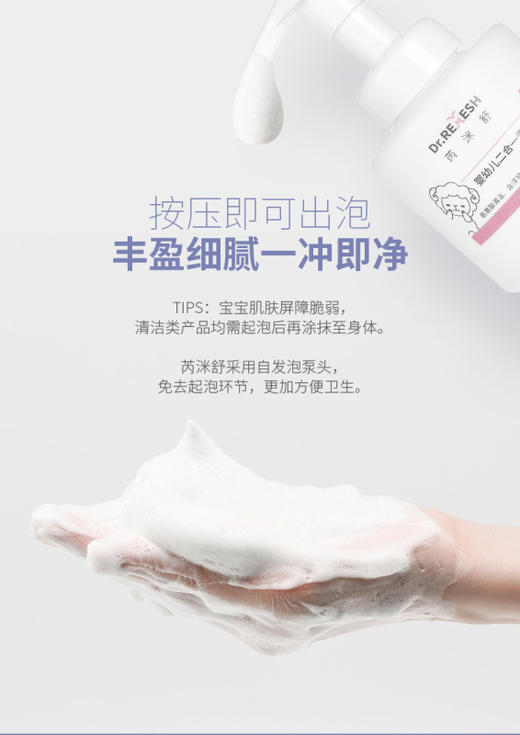 （新包装）芮洣舒婴幼儿二合一洗发沐浴露 商品图1