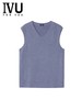 安莉芳旗下IVU男士V领无痕打底背心无袖可外穿暖衣上衣UD00122 商品缩略图0
