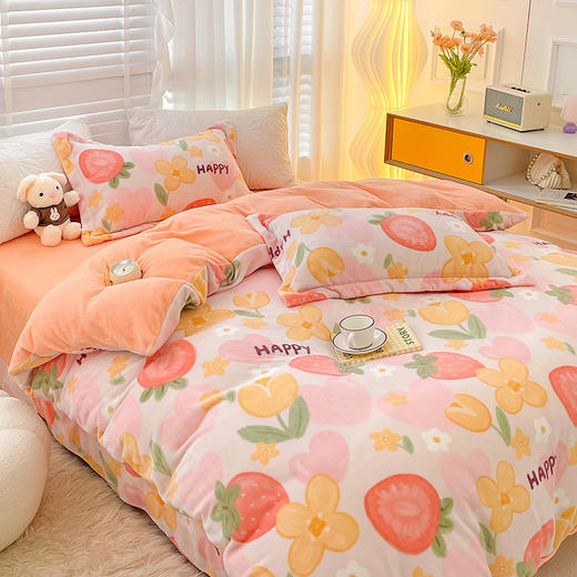 【惠慈】牛奶绒 四件套 商品图3