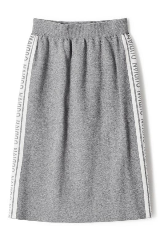 AVA 字母装饰灰色一步裙 223 商品图6