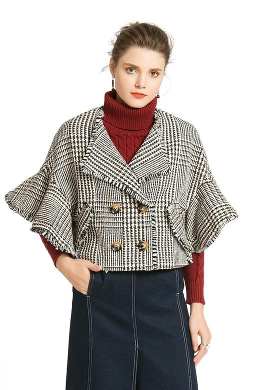 AVA 小香风格纹短外套 698 商品图0