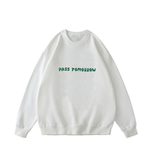 【新款简易潮流时尚卫衣 】韩版英文印花纯棉圆领卫衣女秋冬新款潮牌宽松长袖上衣潮 商品图2