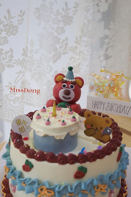 草莓熊复古花边 商品图1