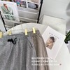 毛呢裤子女2022秋冬加绒加厚高腰宽松百搭萝卜九分烟管裤哈伦裤 商品缩略图1