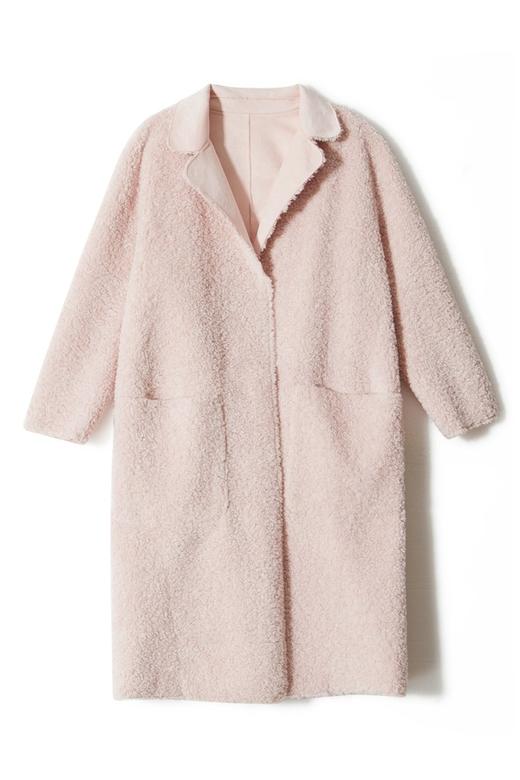 NECESSARY OBJECTS 甜美粉两穿式中长外套 8107 商品图4