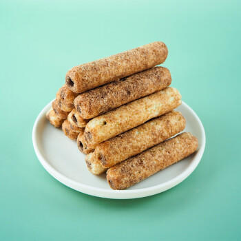 米老头多谷果子巧克力味 粗粮谷物夹心膨化饼干儿童零食 160g/袋 商品图2