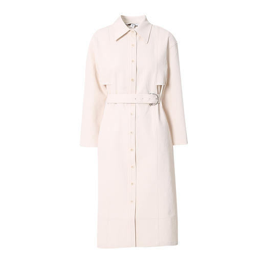 VIMAGE纬漫纪秋季新款舒适系带显瘦连衣裙长裙V1807432 商品图6