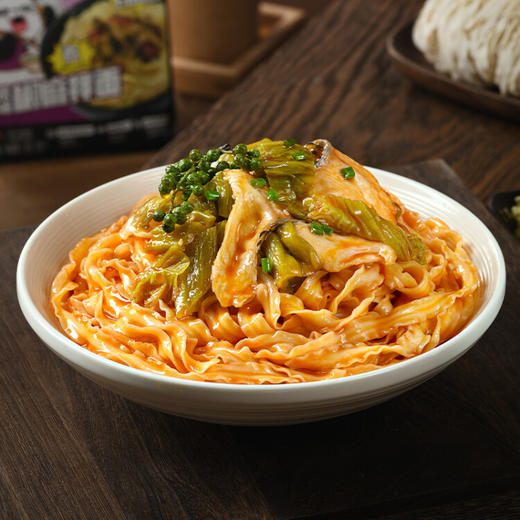 有你一面  酸菜鱼味椒麻拌面四连包  560g*2提 商品图3