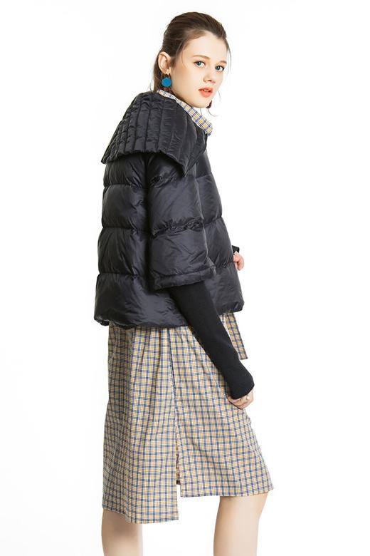 ELLA JADE 夸张领型羽绒短外套 4424 商品图1